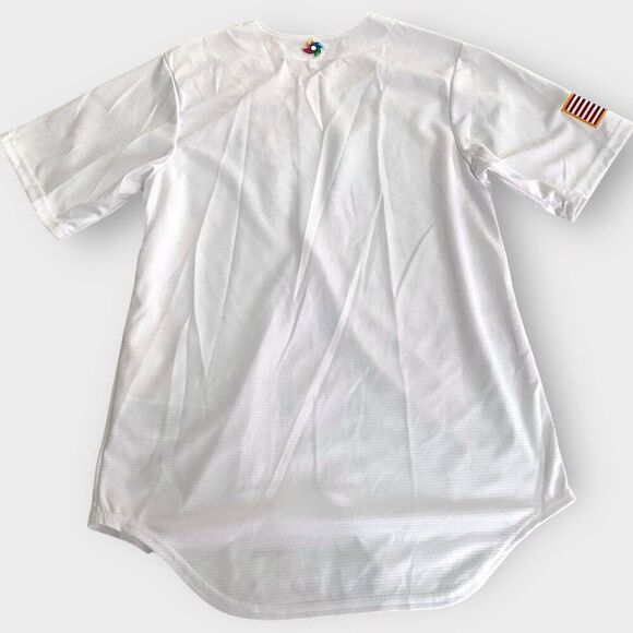 Nike WBC 2023 Team USA Blank White Jersey Mens size Small T770-07TS New - Picture 7 of 11